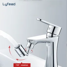 Lyfead 720°Universal Splash Faucet Spray Head Faucet Filter Foamer Aerators Bathroom Kitchen Tap Water Saving Movable Nozzle