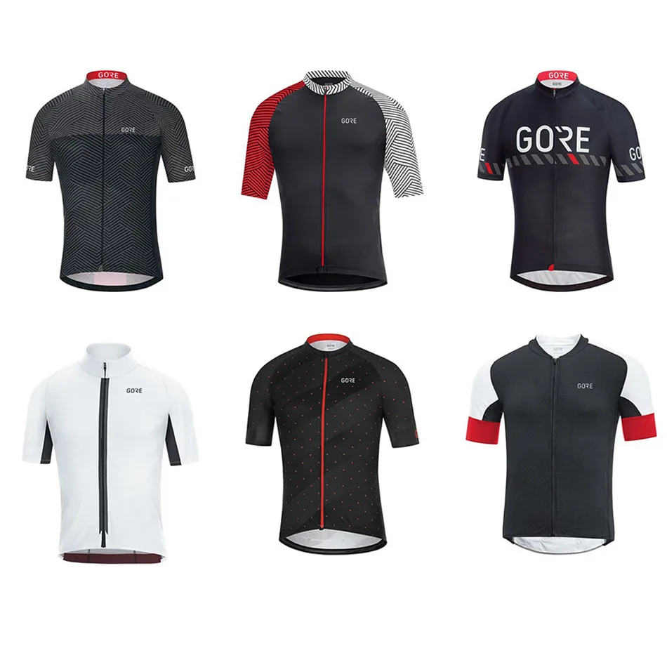 

2019 Gore Pro Team Summer Cycling Men Jersey Short Sleeve Tops Ropa-De Ciclismo Hombre Road Racing Bike-Maillot Ciclismo