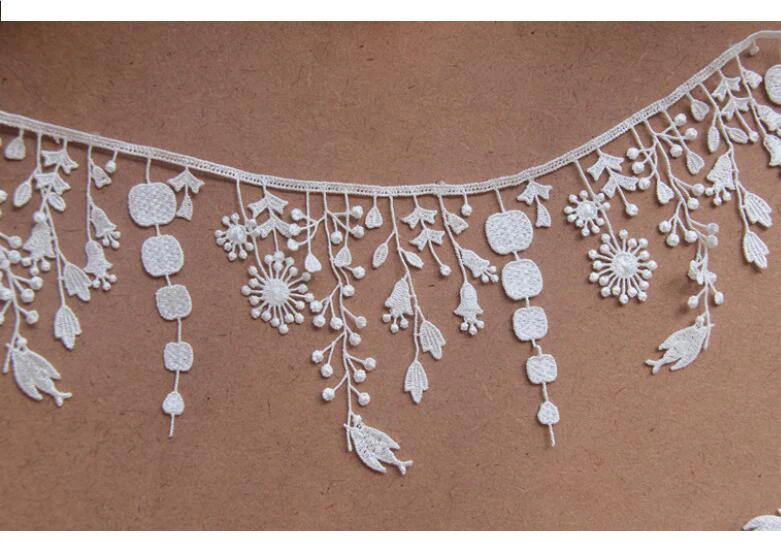 Handwork Laces DIY Clothing Accessories Tasseles Lace for Packing Decoration Width:8cm (3.20") lace garment accessories lace accessories clothing accessories lace decoration