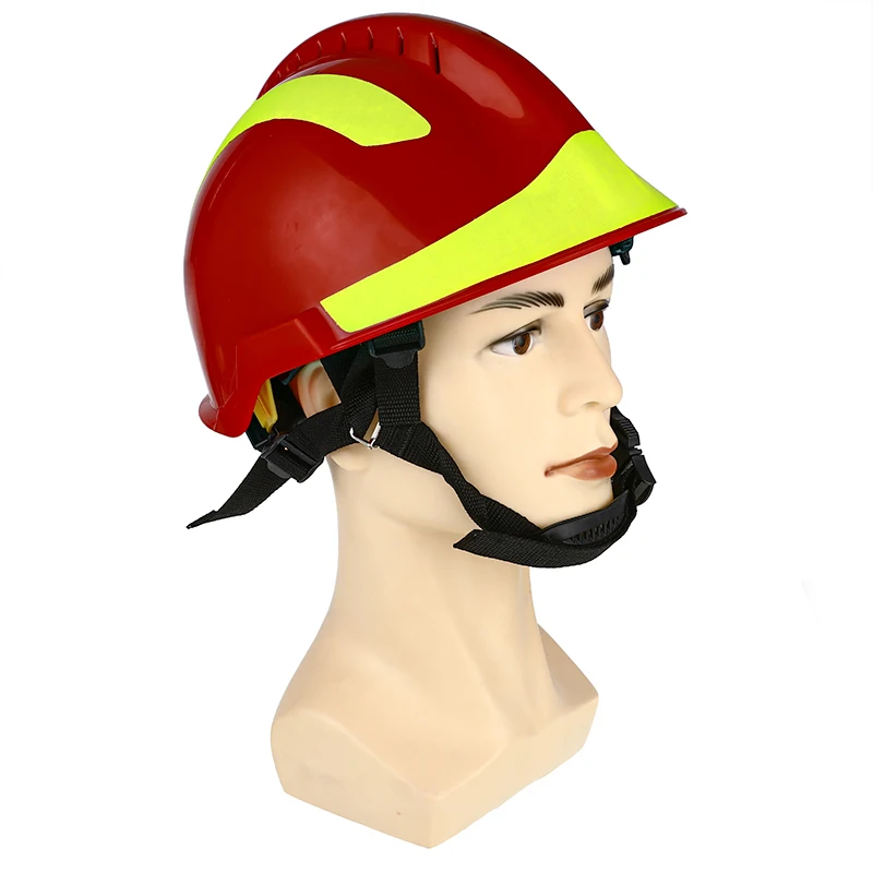 Workplace Fire Protection Hard Hat Emergency Rescue Helmet Fire Fighter Safety Helmets for Construction Protect Safety photo