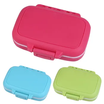 

Pill Case Storage Box 3 Compartment Travel Portable Vitamin Divider Medicine Organizer Container P9