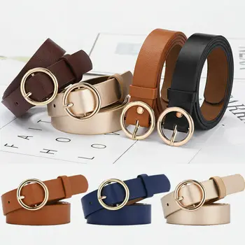 

Women Belt Classic Fashion Solid Genuine Leather Waistband Wide Belt Strap