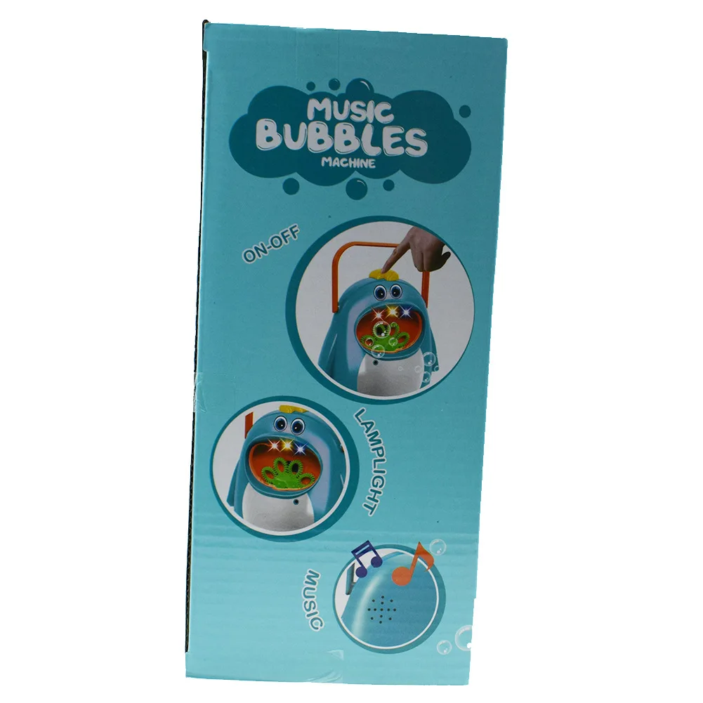 Summer Hot Selling Fully Automatic Snow Goose Bubble machine toys Bubbler Children Electric Blowing Bubble Machine Cross Border