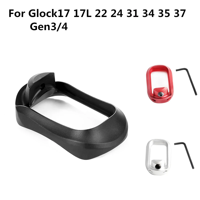 

Base For for Glock 17 22 24 31 34 35 37 Gen 3 4 Tactical Magazines Base Pad Kit Fits Magazine Extension