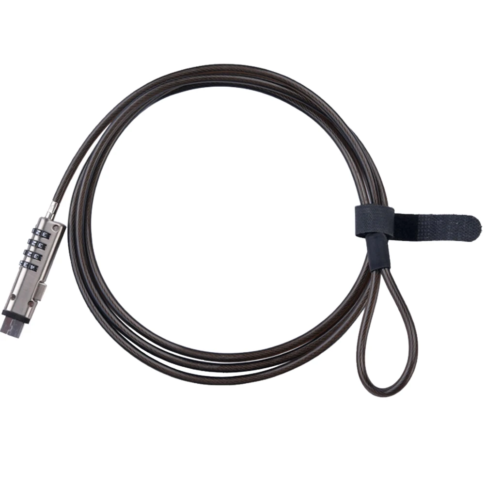 Профессиональный USB порт 4 цифры пароль Противоугонный ключ универсальный стальной безопасности офисный защитный Комбинированный Замок для ноутбука