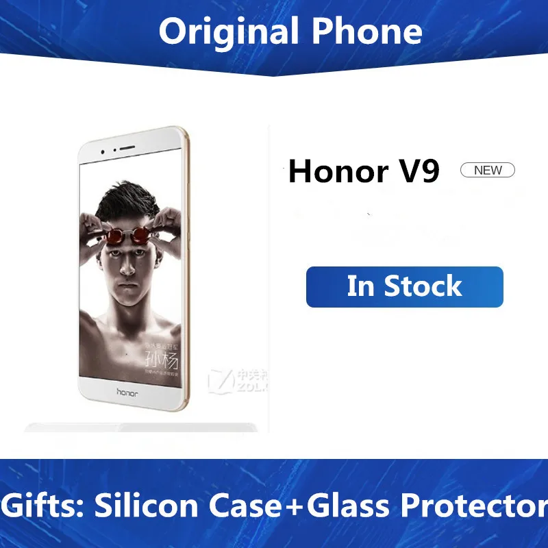 

International Firmware Honor V9 Honor 8 Pro 4G LTE Cell Phone Kirin 960 Android 7.0 5.7" 2K Screen 6GB RAM 128GB ROM NFC