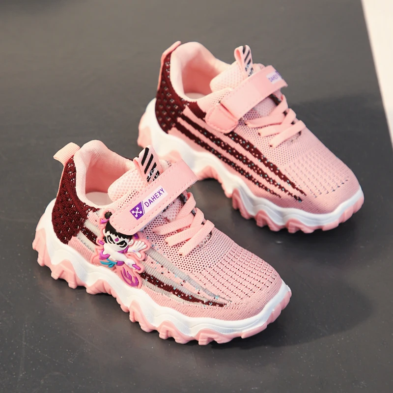 

2020 New Spring/Autumn Children Shoes Unisex Toddler Boys Girls Sneakers Mesh Breathable Fashion Casual Kids Shoes Size 27-38