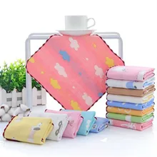 Натуральный хлопок шестислойная марлевый платок для малышей, новорожденных, детей Ванна для умывания лица маленький башенный хорошо впитывают воду, мягкие нагрудники