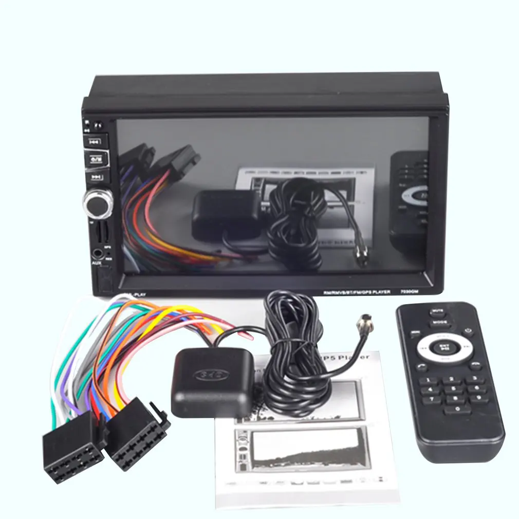7030GM 7 дюймов Bluetooth стерео Авто медиа MP5 плеер RC управление камера заднего вида дистанционное управление Автомобильная камера заднего вида