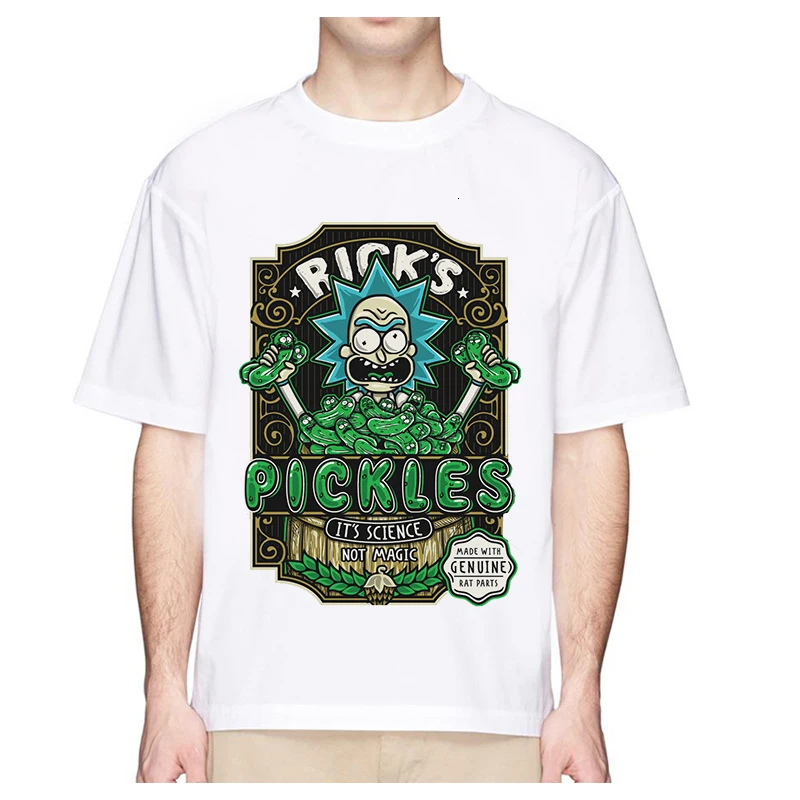 Футболка Ricka And marty для мужчин, дизайн, забавная футболка Rick Y ...