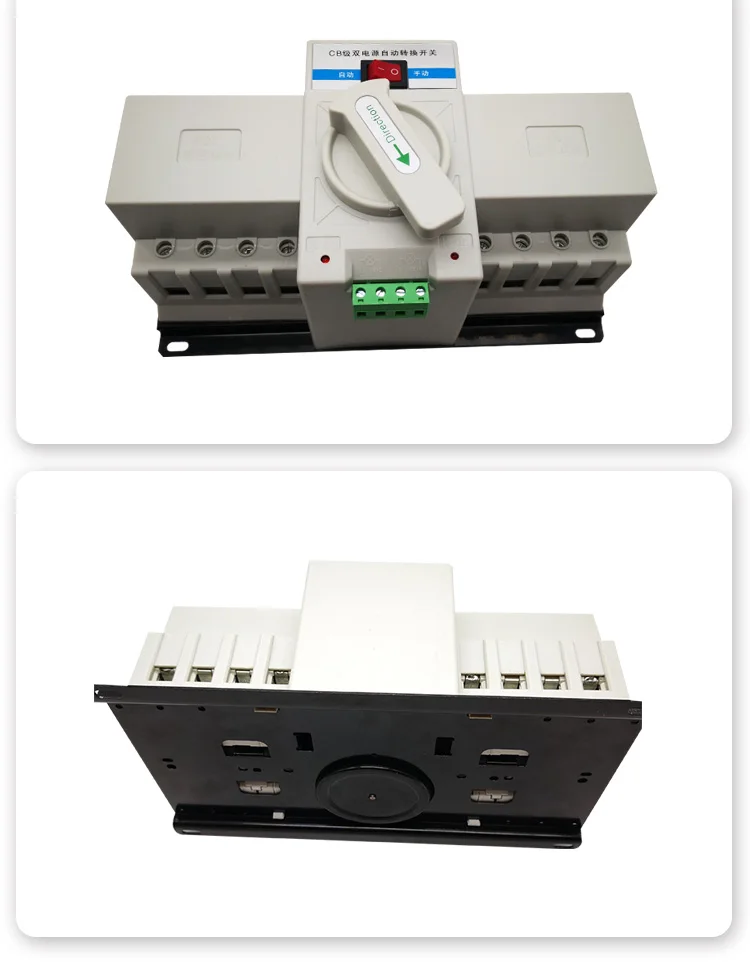 Interruptor de Transferência Mcb tipo Alta Qualidade Dupla Potência Automática 4p 63a 50a 40a 32a 380v Integração Manual Mcb tipo - 10 380v integração manual mcb tipo