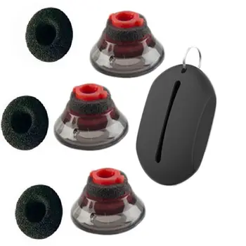 

1Set Clear Earbuds Tips Sponge Earphone Case for Plantronics-PRO/PRO-HD V5200