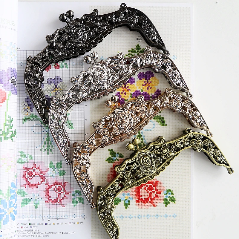 Пять штук 16. См DIY кошелек с металлическим каркасом для клатч монеты на одной