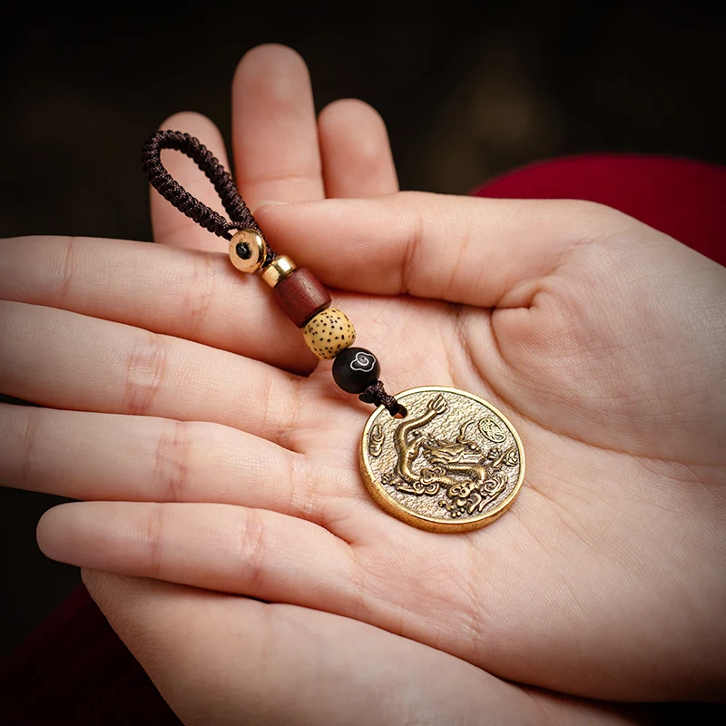 12 zodiac animals rope car key pendant (15)