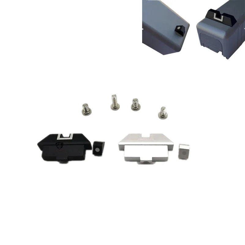 Tactical Hunting Fiber Optic Front and Rear Sights  Night Vision Riflescope for Glock Kublai P1 Accessories