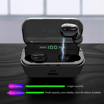 

Bluetooth Earphones Wireless Headphones For Xiaomi Redmi K20 Pro 7A 8A Case Mobile Stands Earbuds Earpiece With Mic Charging Box
