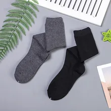 Простые корейские однотонные женские хлопковые носки теплые Забавные милые Skarpetki Harajuku Модные Повседневные носки Kawaii Art Happy уличная одежда