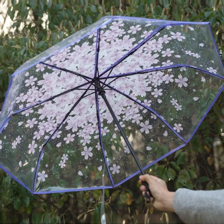 Автоматический прозрачный зонтик Paraguas дождь женский зонтик Guarda Chuva Parapluie Ombrello Sombrilla складной зонтик Mujer - Цвет: AS PICTURE