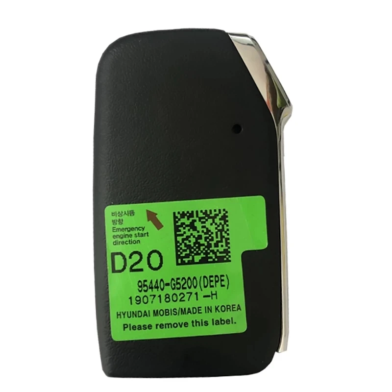 KEYECU Replacement Smart Remote Key FOB 3 Button 433MHz ID47 for Kia Niro FOB-4F23, P/N: 95440-G5200