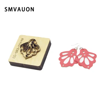 

SMVAUON Die Cut DIY Flowers Earrings Steel Punch Blade Rule Cutting Mold Wood Dies Cutter For Leather Paper Crafts Leather Tools