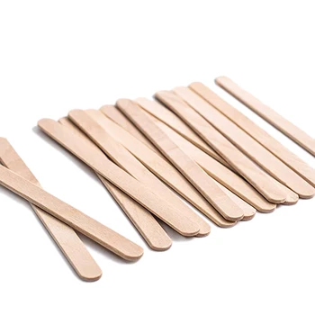 

100 Craft Sticks Ice sicles Ice Cream Sticks Natural Wood Gourmet Sticks Are Very Suitable for DIY Crafts