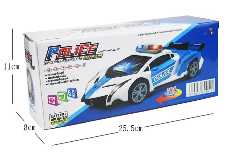 1:24 модель Электрический Полицейский RC автомобили 4 канала дистанционного управления автомобиль игрушки для мальчиков гоночный автомобиль с легкий станок подарок Дети