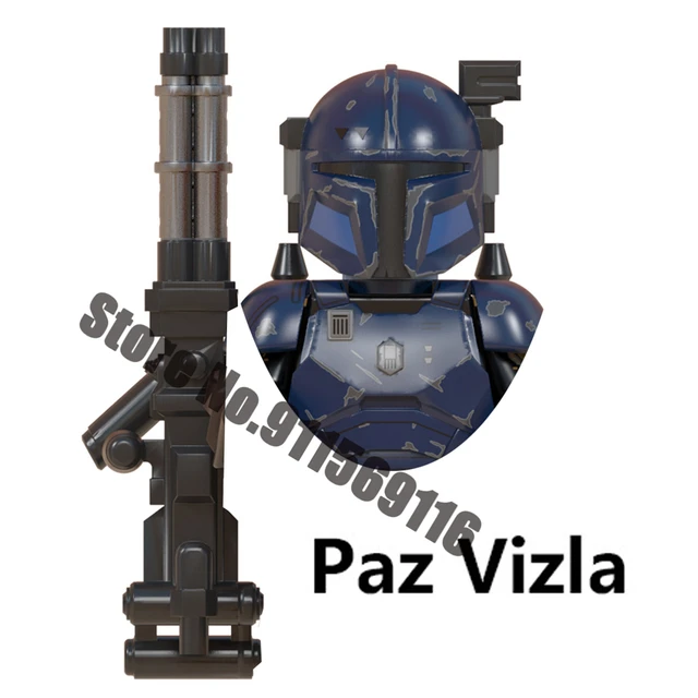 Din Djarin Boba Fett Mandalorian Building Blocks Grogu Baby Yoda Death Watch Paz Vizla Bo-Katan Jango Star Action Figure Wars B-WM975