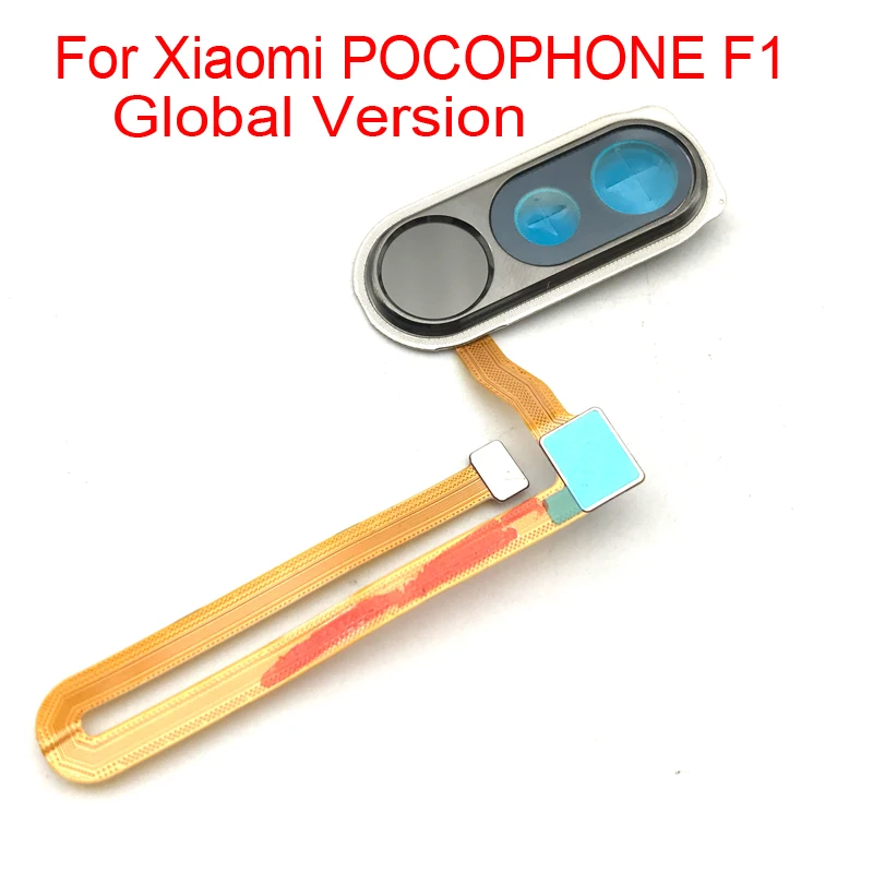 Ремонт Сканер отпечатков пальцев для Xiaomi PocoPhone F1 кнопка Home возврат в меню Датчик распознавания ключей гибкий кабель