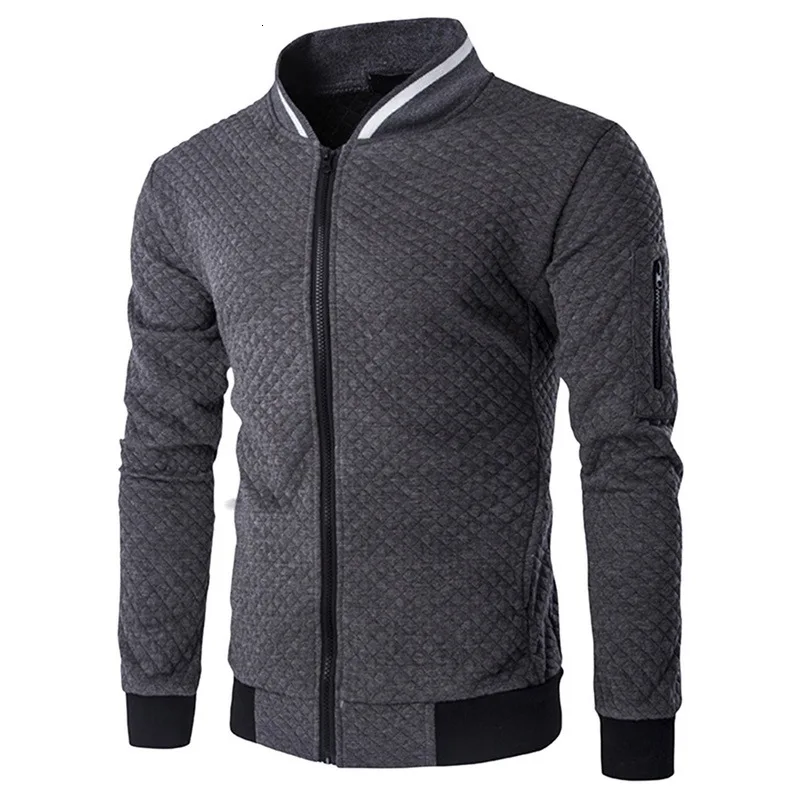 Мужская куртка на молнии Veste Homme Argyle, повседневная куртка, осень, тренд, белые модные мужские куртки, одежда