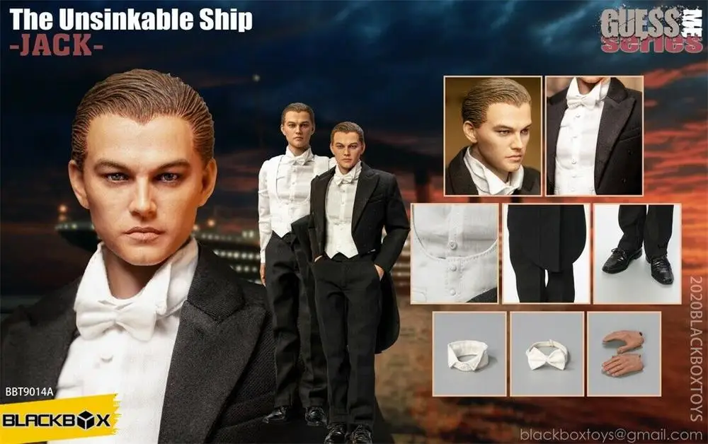 

In Stock New Arrival In STOCK BLACKBOX BBT9014A 1/6 Titanic Jack Movie Action Figure Doll 12" Leonardo items for collection Fans