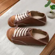 Japanischen Harajuku Mokassin Slipper frauen Designer Sneakers Lace Up Loafers Flache Maultiere Für Frauen Mädchen Große Zehe Slip-auf Schuhe