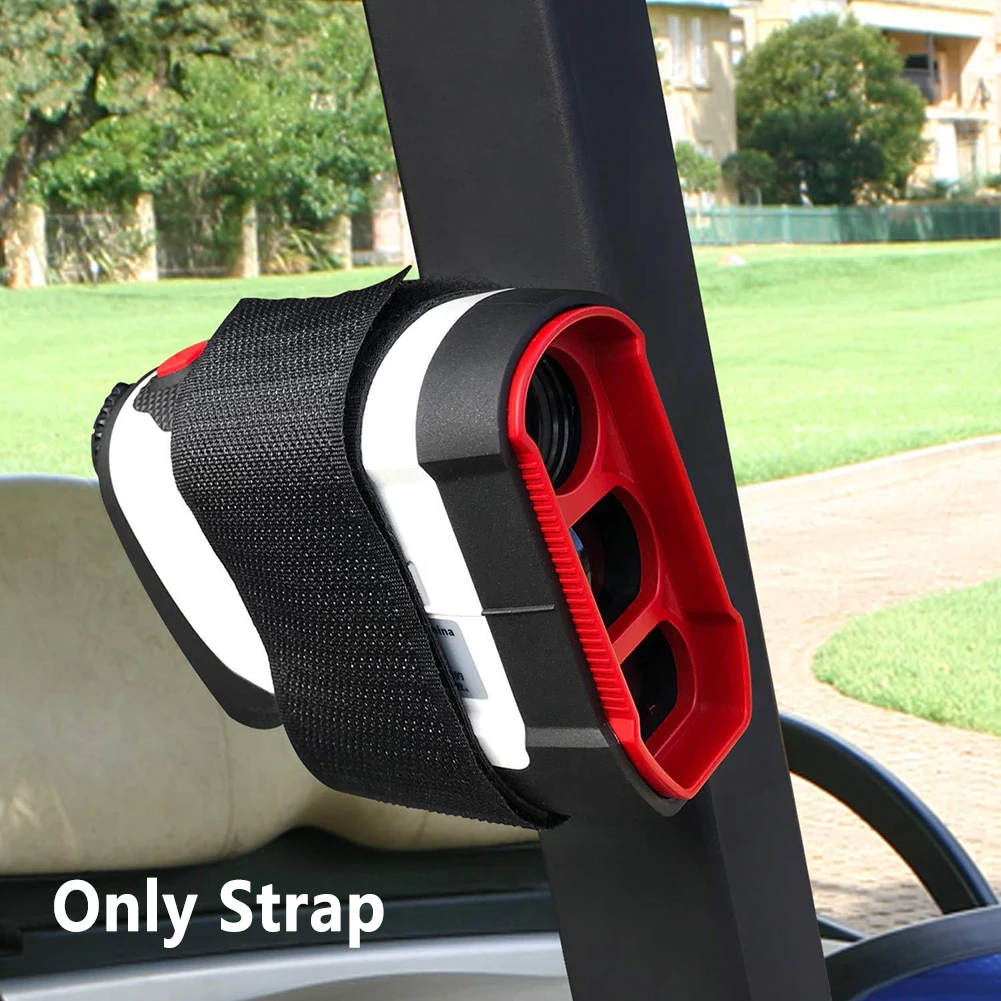 

Holder Adjustable Stable Golf Cart Railing Easy Stick Bar GPS PU Leather Attachment Rangefinder Strap Strong Magnetic Portable