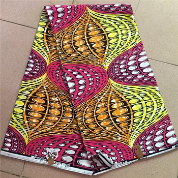 

African Original Wax Prints Ankara Wax Cotton Fabric Sewing Material High Quality African Veritable 2019 New Veritable Fabric
