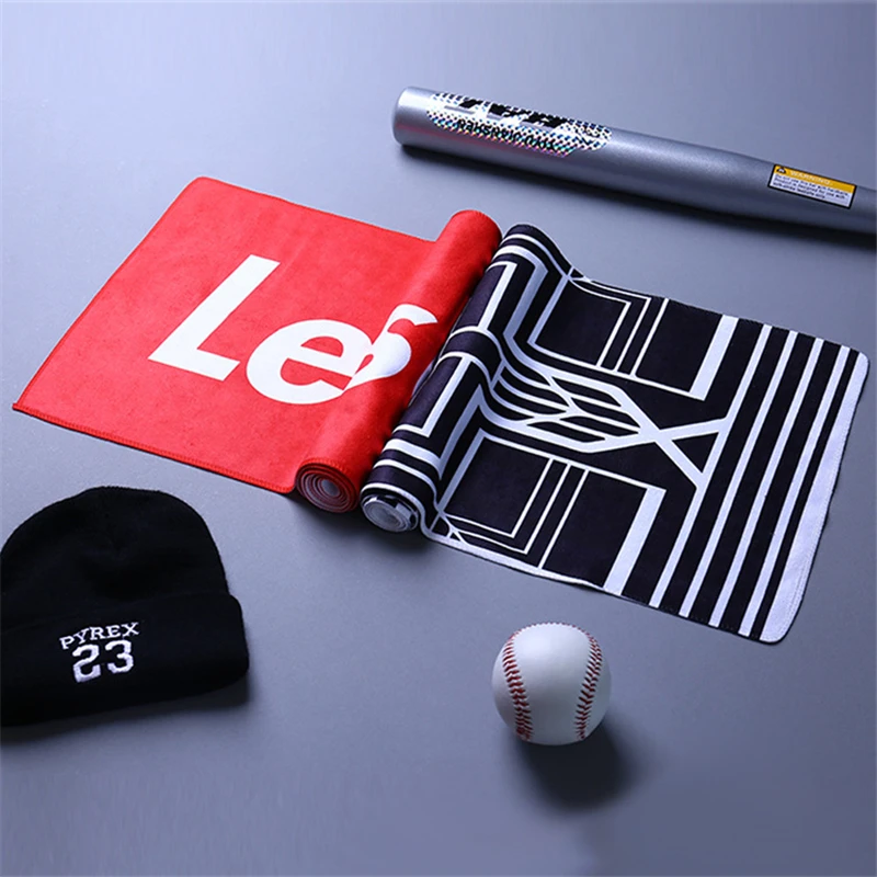 Custom Sports Fitness Microfiber Bath Towel Printed Logo Advertising Stars Should Help Hand Towel Photo Customize Face Cleaning 3