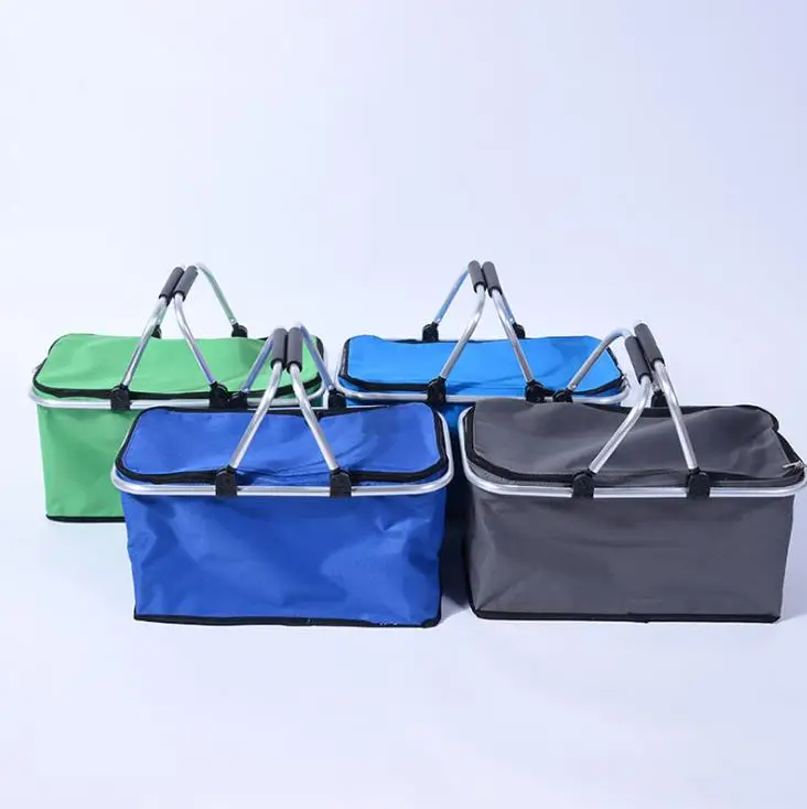 

Портативный Ланч-бокс для пикника, охлаждающий контейнер для льда, дорожная корзина для хранения, охлаждающая крутая корзина, сумка, корзина для покупок Box SN3779