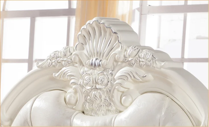 Мебель для спальни Европейский дизайн кожаная кровать размера king