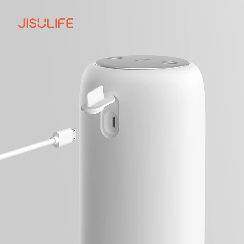 JISULIFE JB08 USB Tragbare Drahtlose Luftbefeuchter Dual Düse Dual Spray Mit LED Nacht Lampe 3600mAh Li Ion Batterie Für Home büro