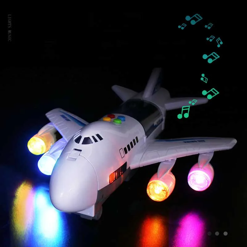 Avião de Passageiros de Aviões de Brinquedo com Música Carro de Brinquedo da Música do Bebê Simulação Pista Inércia Crianças Educação Infantil Menino 3 High Quality Brinquedos e hobbies