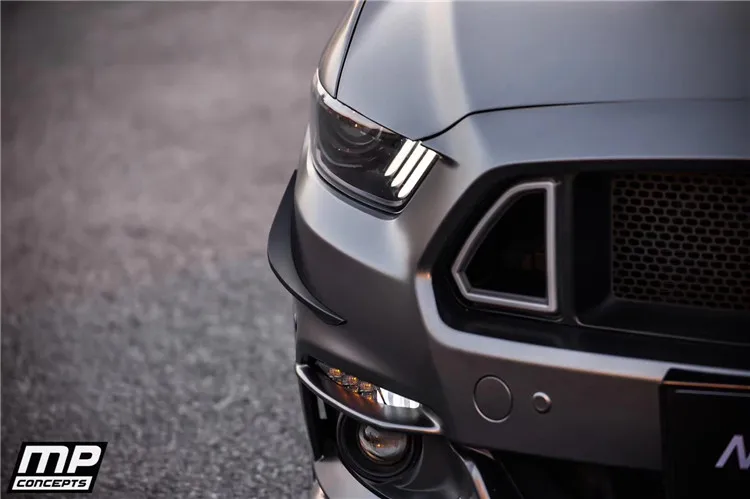 Подходит для Ford Mustang бампер, лопасть для летательного аппарата Mustang лезвие заднего бампера крыло Декоративная полоса