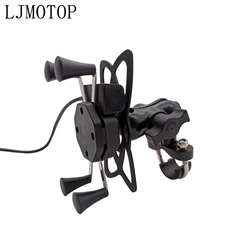 Кронштейн на руль мотоцикла для телефона Triumph RH thruкстон ТИГР 800 1050 1200 XC/XCX/XR TT 600 с USB