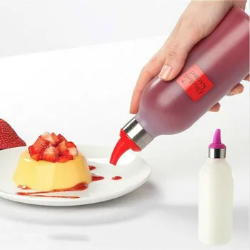 

Kitchen Accessories Plastic JamSqueeze Bottle Condiment Bottles Dispenser for Jam Sauce Vinegar Oil Ketchup Mustard Cooking Tool