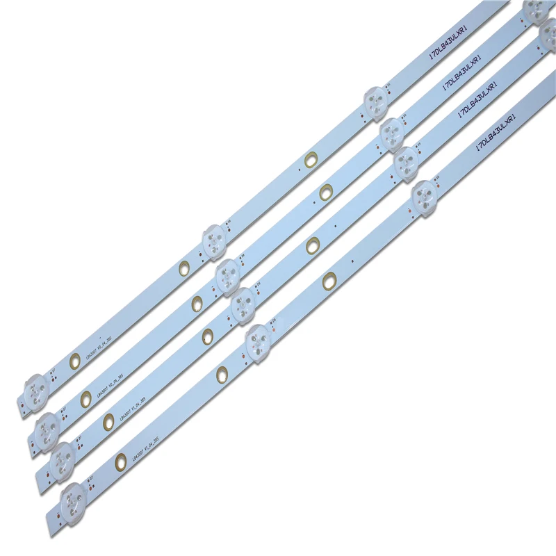 Faixa de Luz de Fundo de Led com Leds e 805 mm para Vestel 17db43h P43d300 Lb43007 Embutida Novo