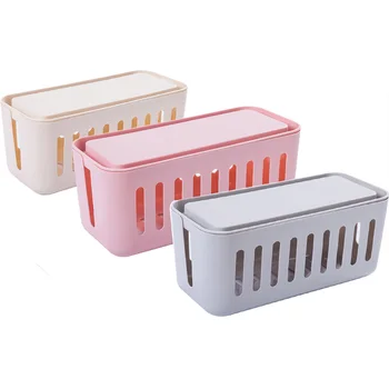 

New Dustproof Power Cord Collection Cable Box Power Cord Socket Storage Box Power Plug Dustproof Socket Plastic Box High Quality