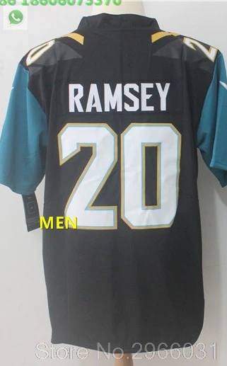 Jacksonville A+++ Качественная мужская футболка для взрослых Blake Bortles 5 Jalen Ramsey 20 leonard fournette 27Yannick Ngakoue 91