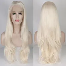 Bombshell белые натуральные волнистые синтетические 13*3 парики на кружеве термостойкие волокнистые волосы натуральные волосы Расставание для женщин