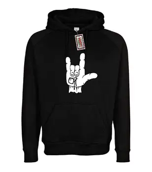 

Pierced Palm #2 I Love You ASL Sign Language Christian Hoodie Black Sweatshirt winter summer streetwear hoodies Sweatshirts