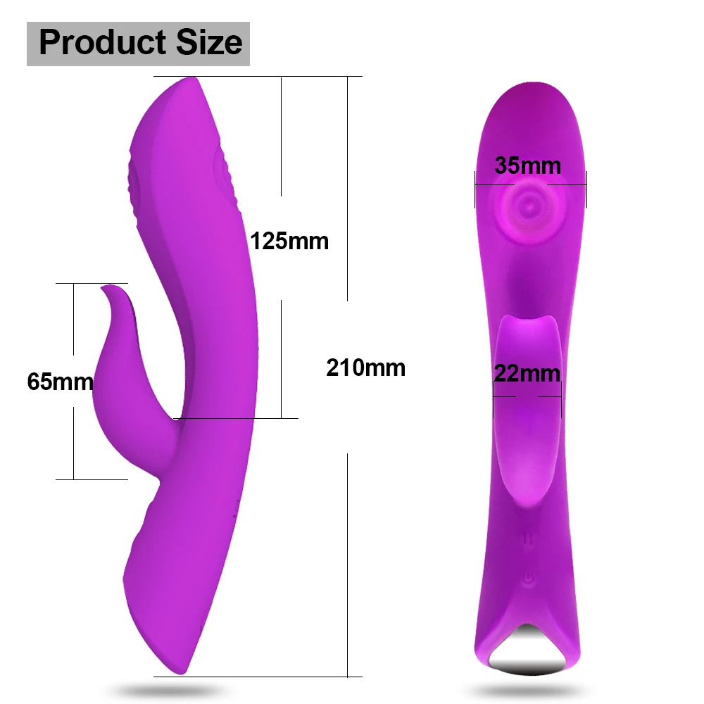 Новый Slap G Spot с обеих сторон кролик вибратор секс игрушки для женщин взрослых шоп