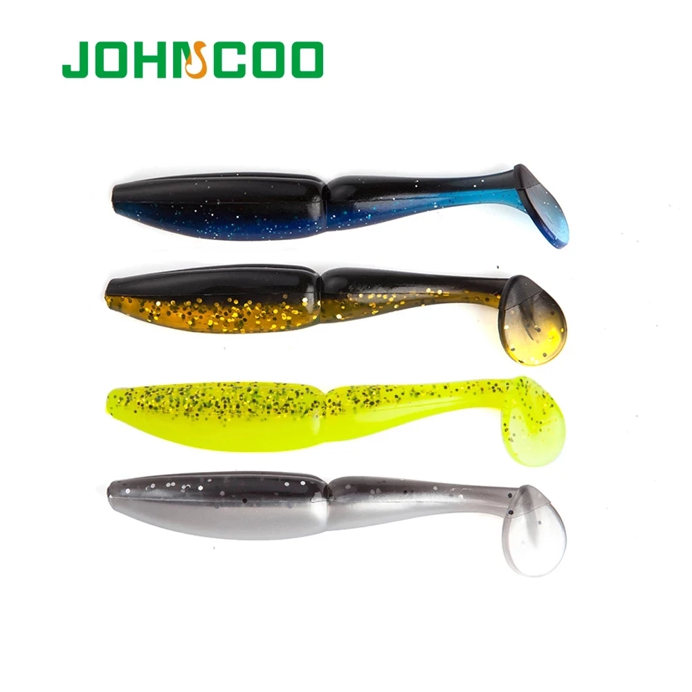 JOHNCOO приманки для рыбалки мягкие 85 мм 110 Easy Shiner от свимбейт в форме червя один Шад