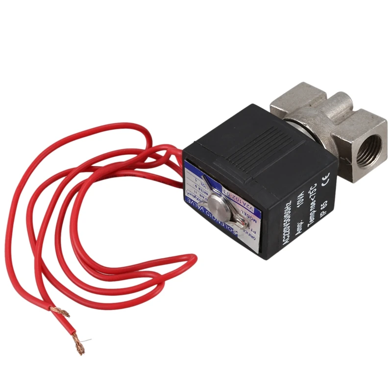 

Hot Sale Electrical Normally Closed Wire Lead Gas Solenoid Valve Pneumatic Valve for Water, Oil and Air