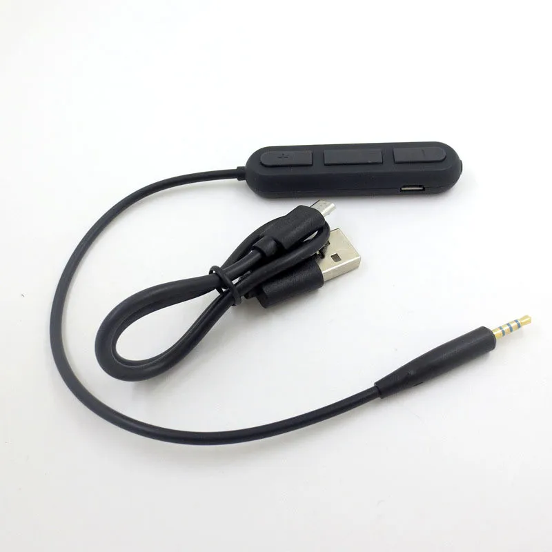 Bluetooth Adapter Headphone Bluetooth Receiver with Mic Volume Control Compatible with BOSE QC25 OE2 QC35 AKG Y50 Y40 Headphone